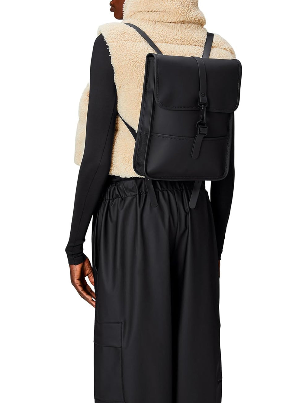 Zaino Rains Unisex Micro Nero Rains Angolo dello Sport