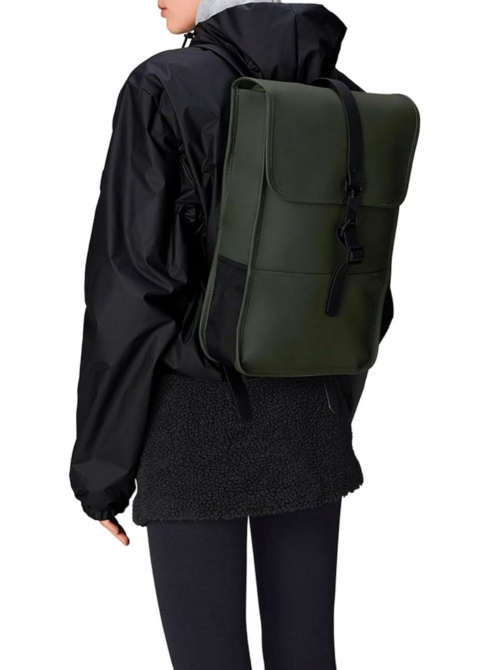 Zaino Rains Unisex Mini Verde Rains  Angolo dello Sport