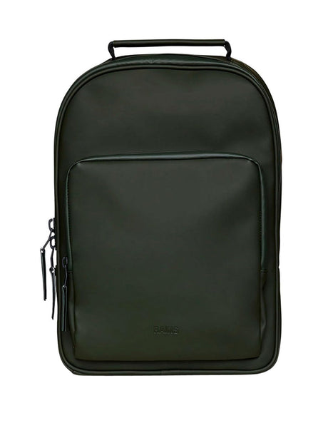 Zaino Rains Unisex Book Daypack Verde Rains  Angolo dello Sport