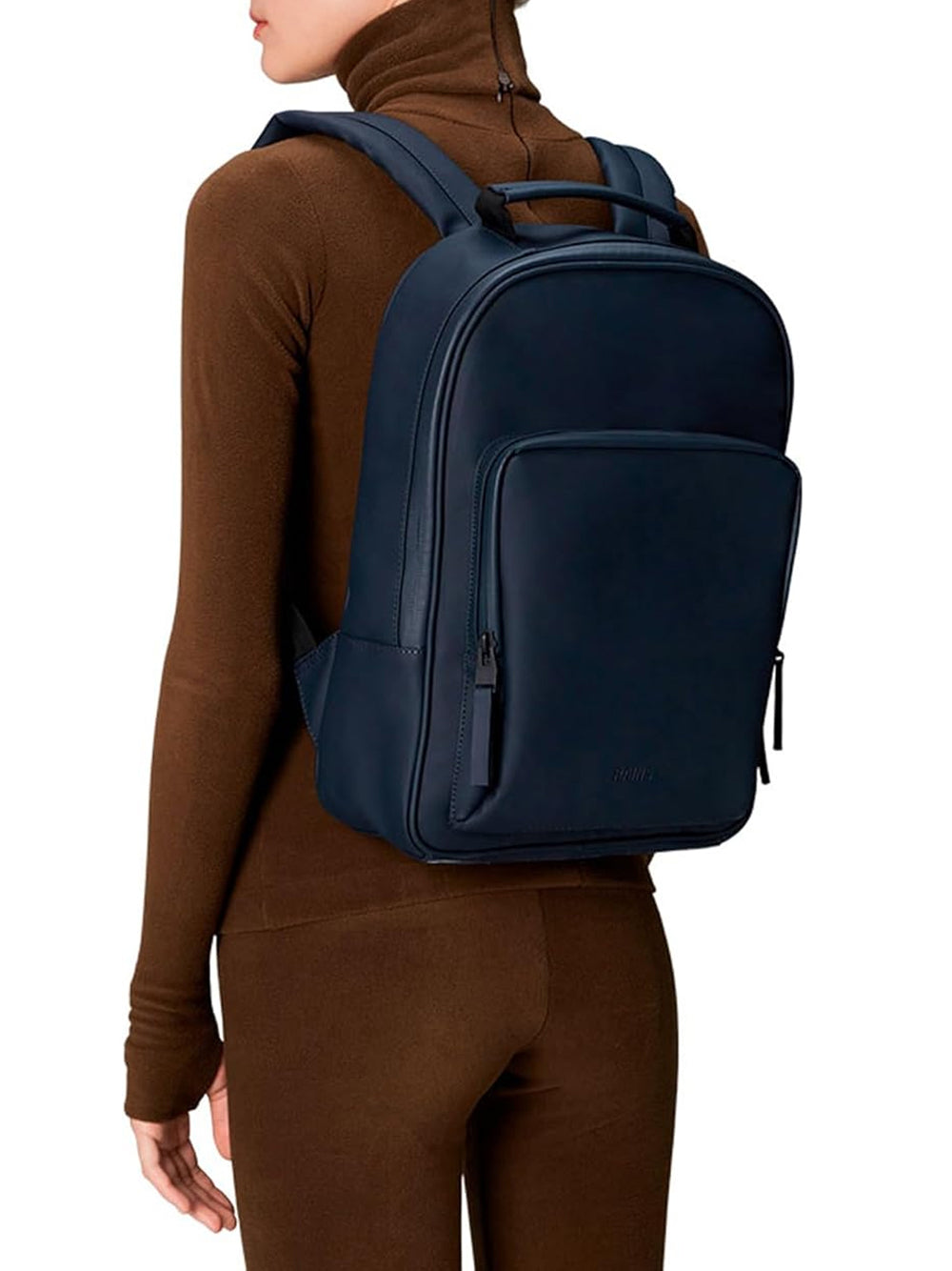 Zaino Rains Unisex Book Daypack Navy Rains Angolo dello Sport