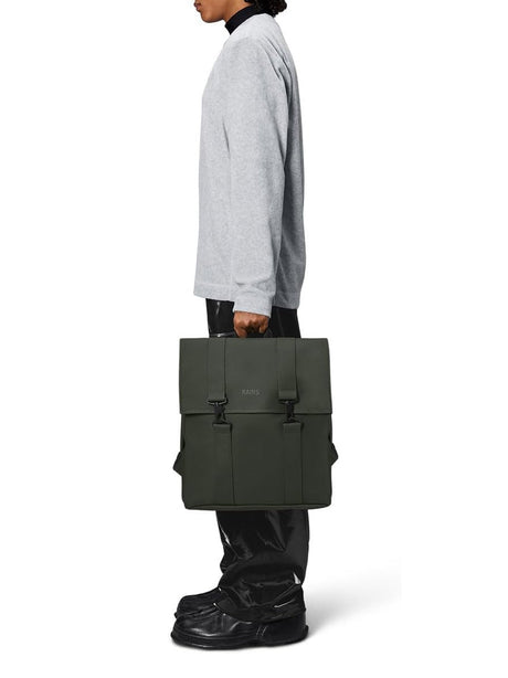 Zaino Rains Unisex Msn Verde Rains  Angolo dello Sport