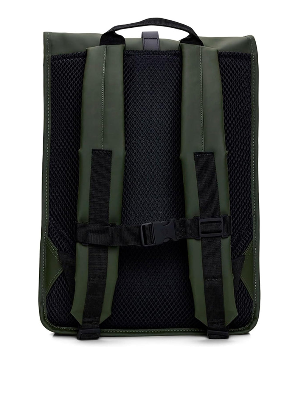 Zaino Rains Unisex Rolltop Rucksack Verde Rains  Angolo dello Sport