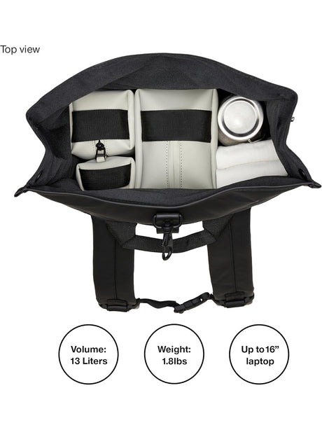 Zaino Rains Unisex Rolltop Rucksack Verde Rains  Angolo dello Sport