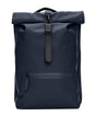 Zaino Rains Unisex Rolltop Rucksack Navy Rains  Angolo dello Sport