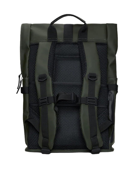 Zaino Rains Unisex Texel Moulded Verde Rains  Angolo dello Sport