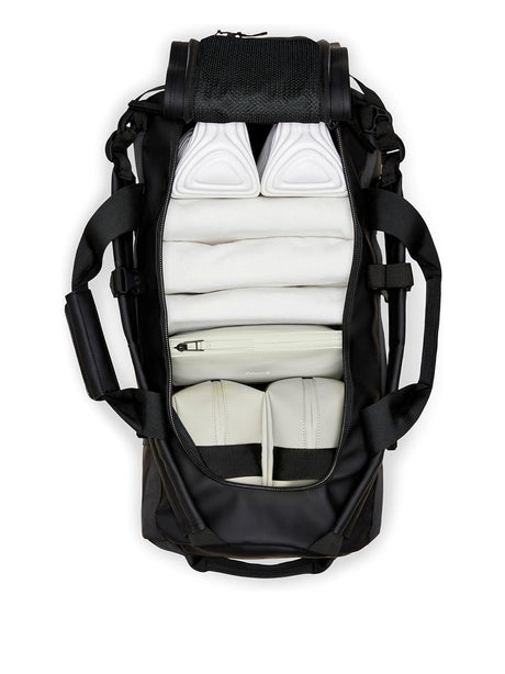 Zaino Rains Unisex Texel Duffel Nero Rains  Angolo dello Sport