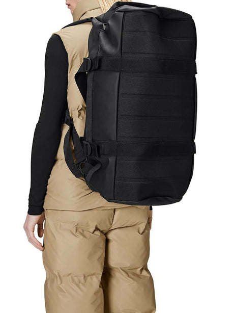 Zaino Rains Unisex Texel Duffel Nero Rains  Angolo dello Sport