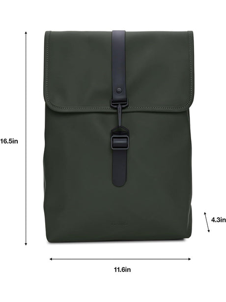 Zaino Rains Unisex Rucksack Verde Rains  Angolo dello Sport