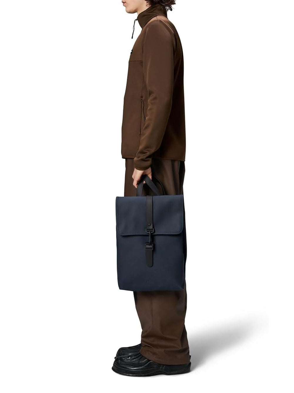 Zaino Rains Unisex Rucksack Navy Rains Angolo dello Sport