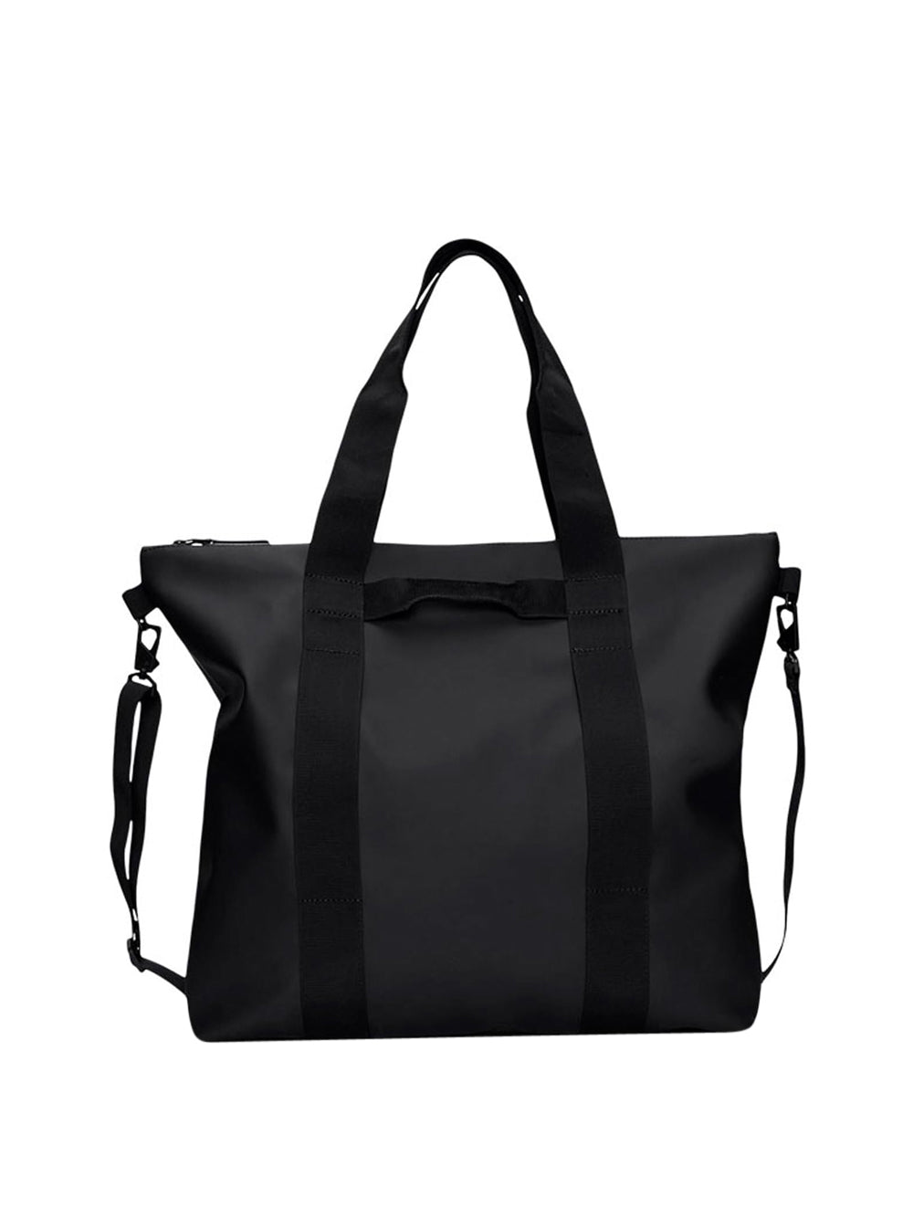 Borsa Rains Unisex Tote Nero Rains Angolo dello Sport