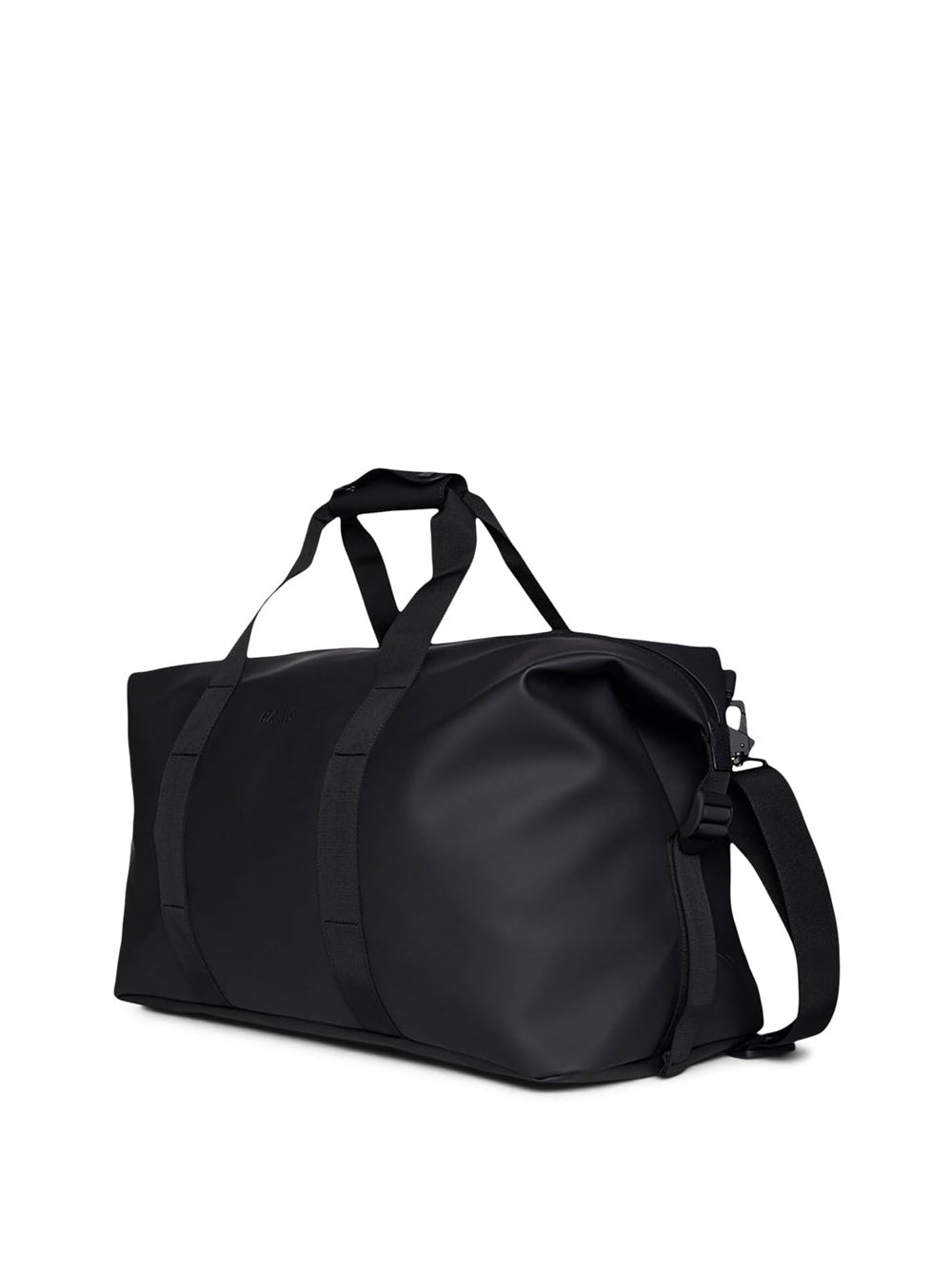 Borsa Rains Unisex Hilo Weekend Nero Rains  Angolo dello Sport