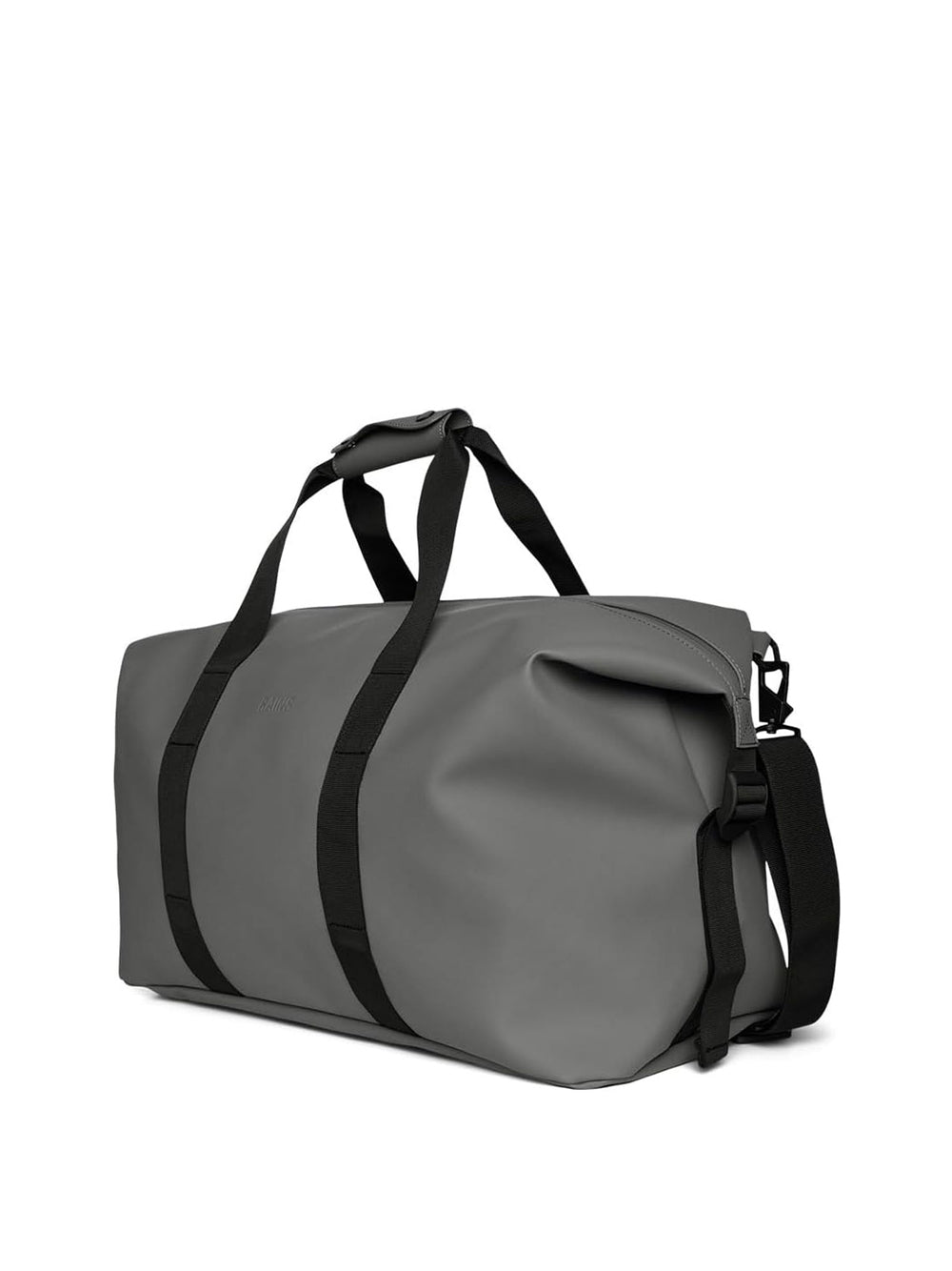 Borsa Rains Unisex Hilo Weekend Grigio Rains Angolo dello Sport