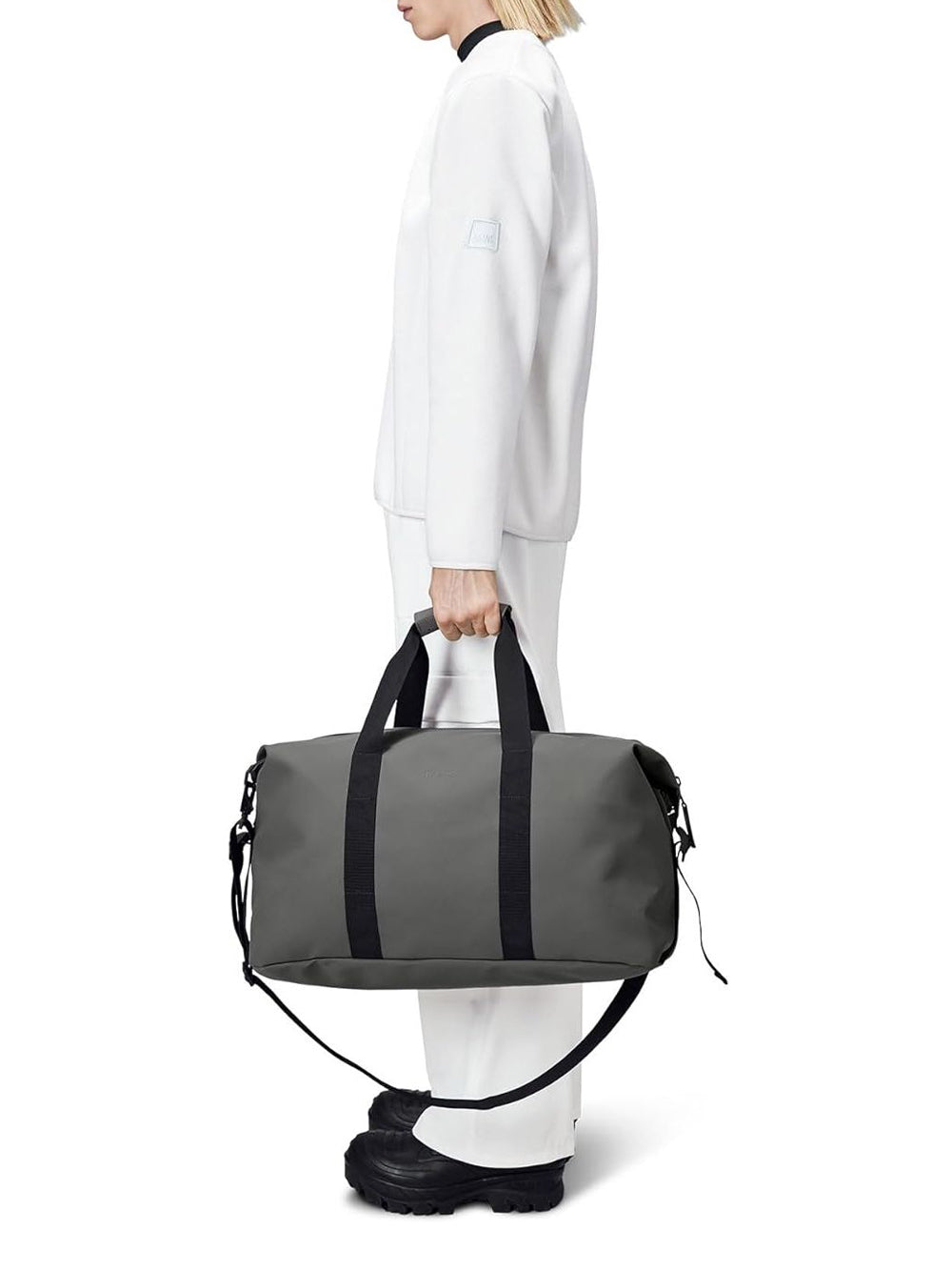 Borsa Rains Unisex Hilo Weekend Grigio Rains  Angolo dello Sport