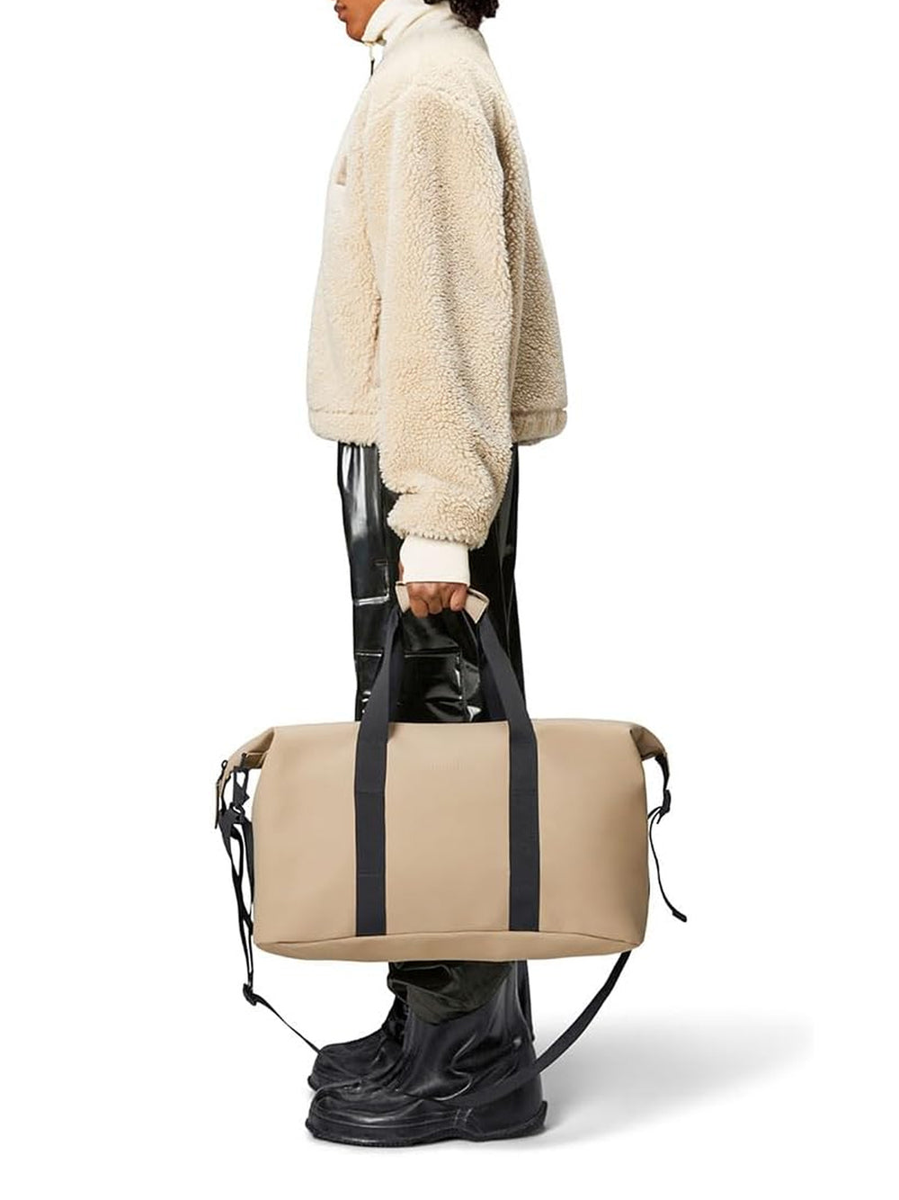 Borsa Rains Unisex Hilo Weekend Beige Rains  Angolo dello Sport