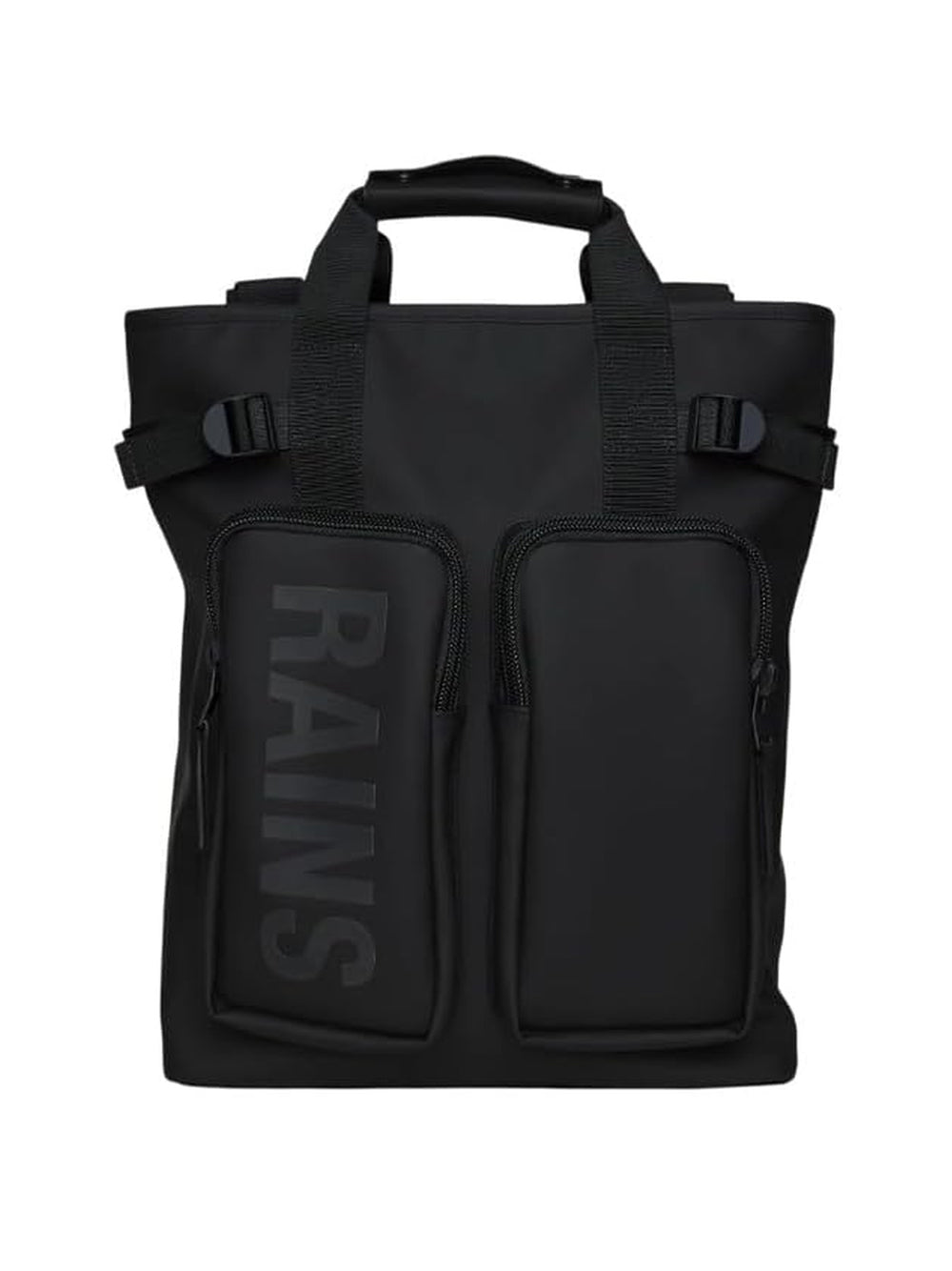 Zaino Rains Unisex Texel Tote Nero Rains  Angolo dello Sport