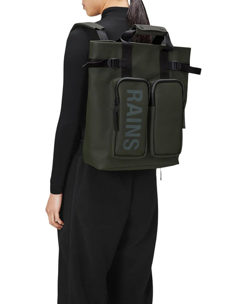 Zaino Rains Unisex Texel Tote Verde Rains  Angolo dello Sport
