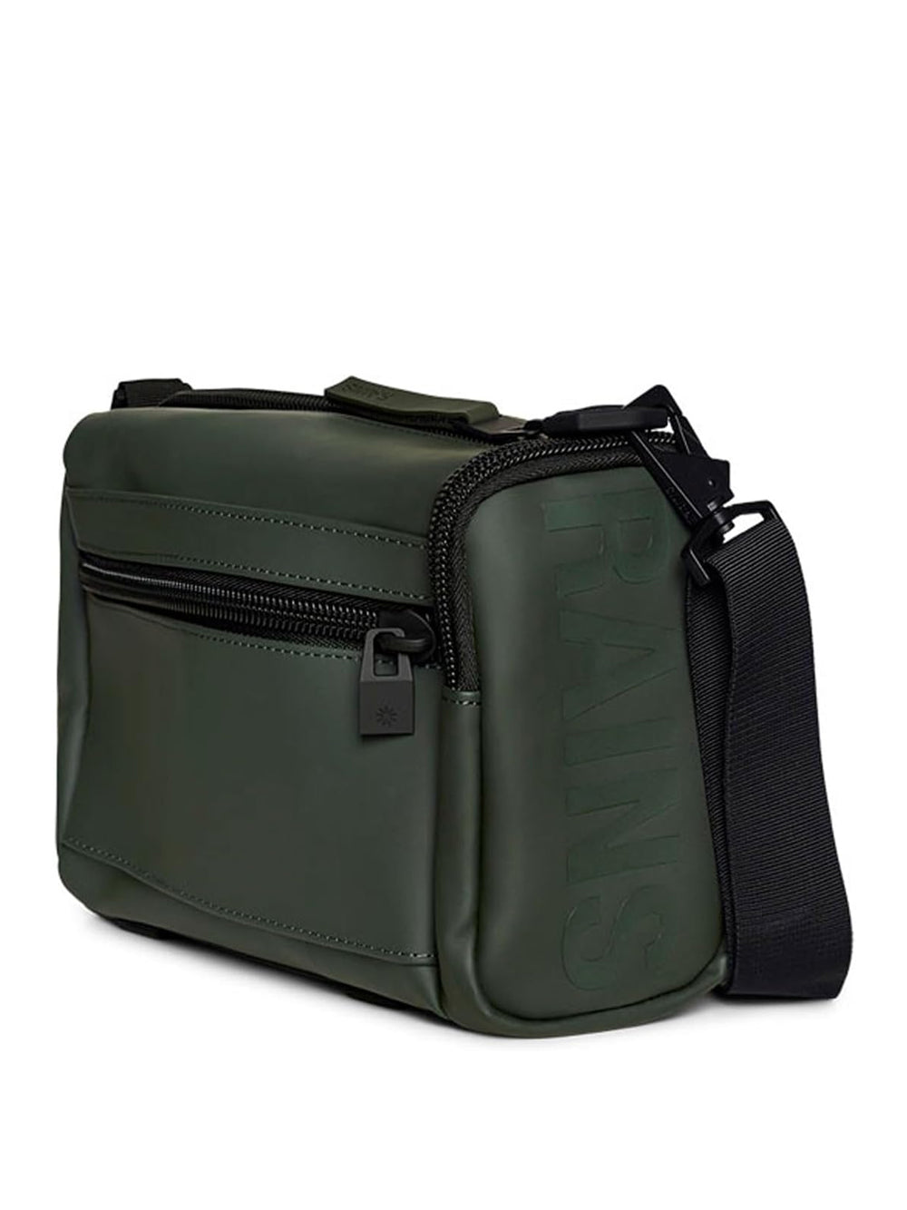 Borsa Rains Unisex Texel Crossbo Verde Rains  Angolo dello Sport
