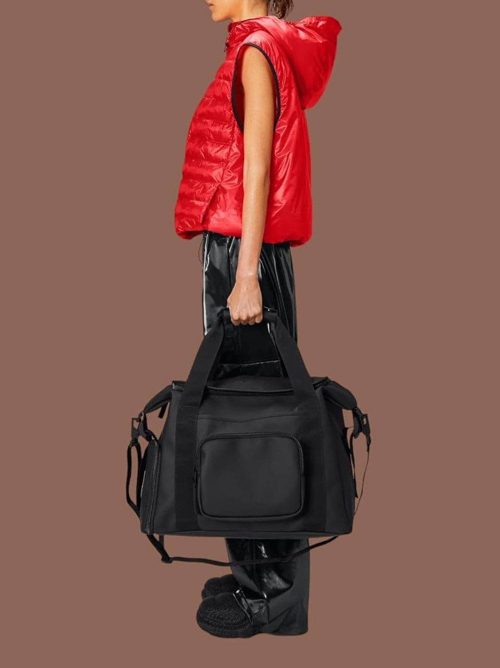 Borsa Rains Unisex Texel Kit Large Nero Rains  Angolo dello Sport