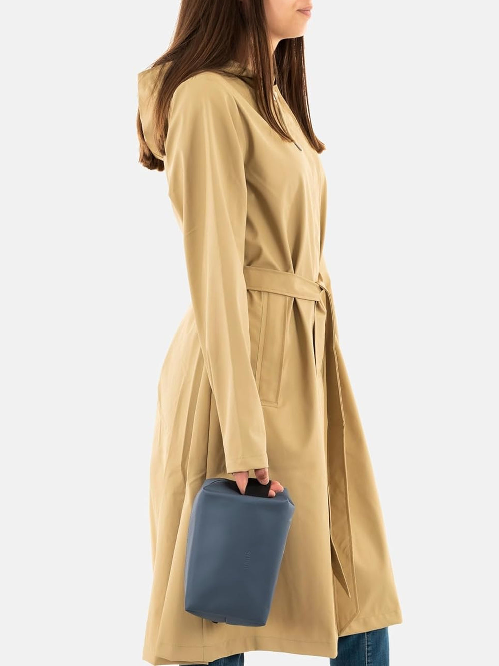 Borsa Rains Unisex Wash Small Blu Rains Angolo dello Sport