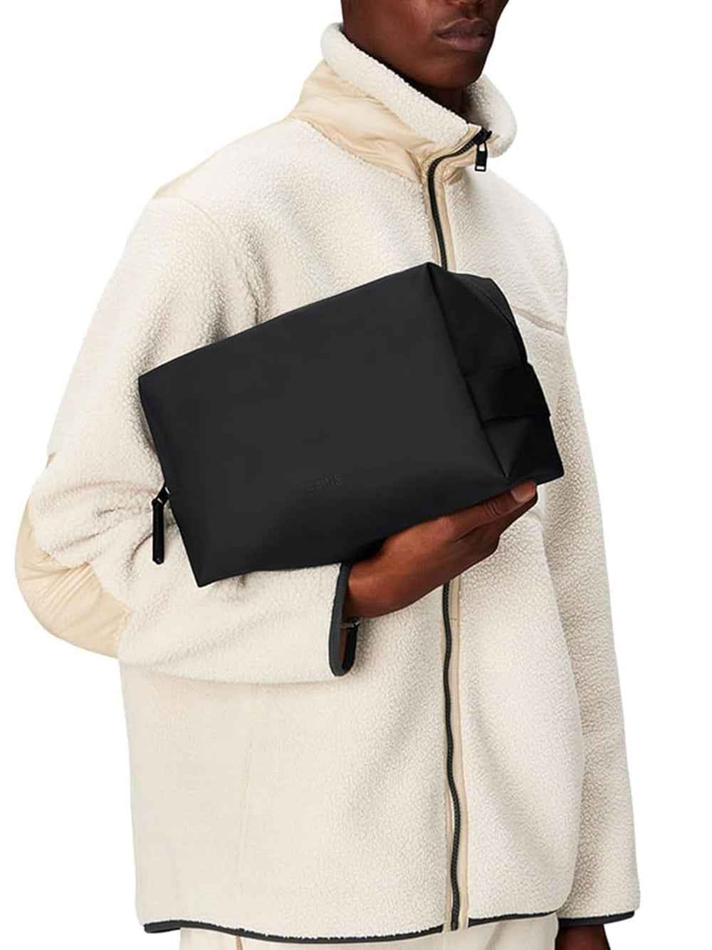 Borsa Rains Unisex Wash Small Nero Rains  Angolo dello Sport