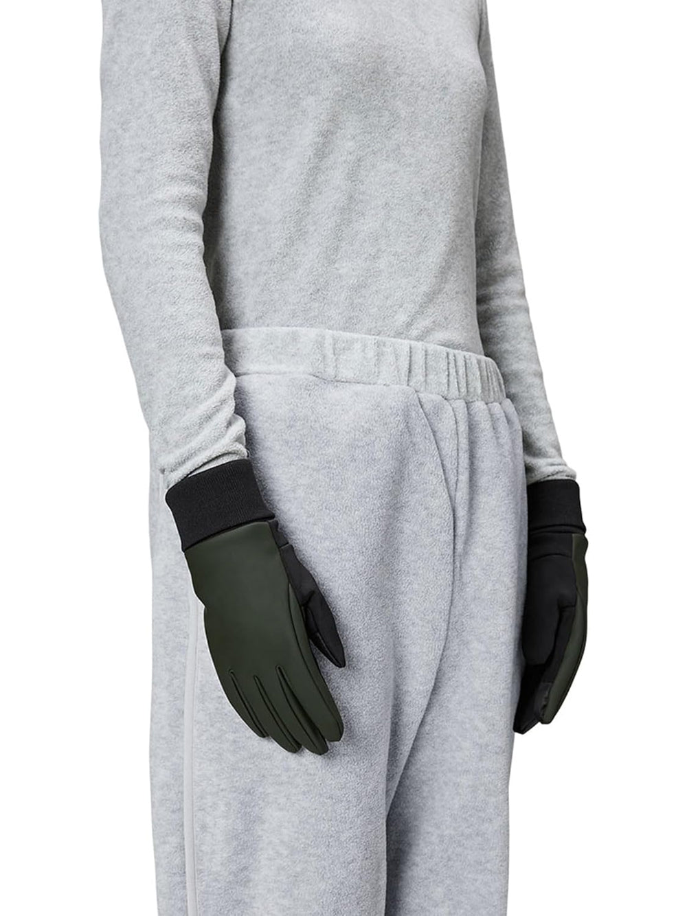 Guanti Rains Unisex Verde Rains Angolo dello Sport