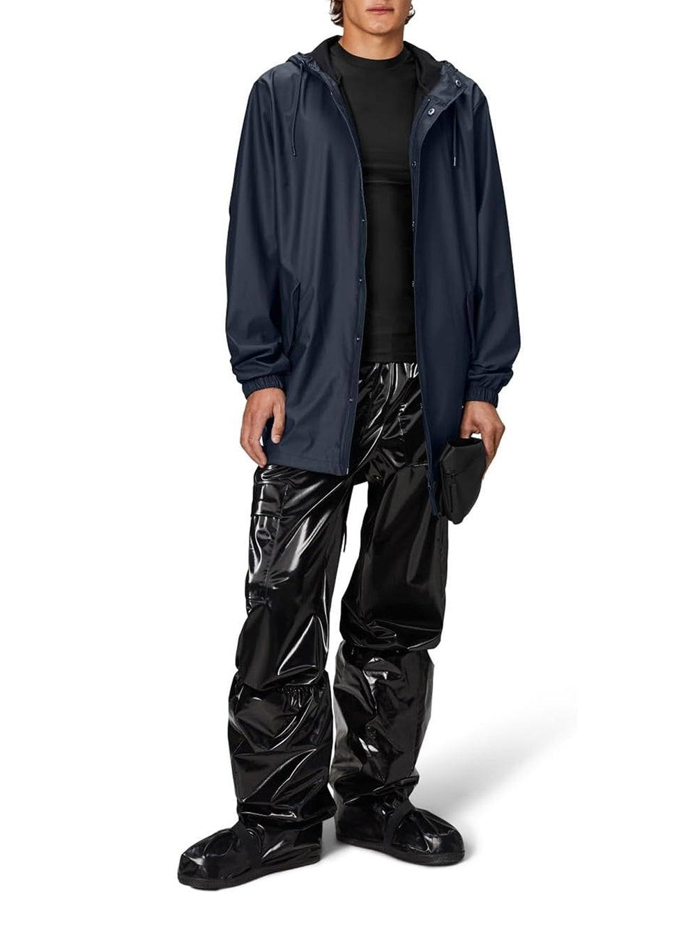 Impermeabile Rains Uomo Fishtail Navy Rains Angolo dello Sport