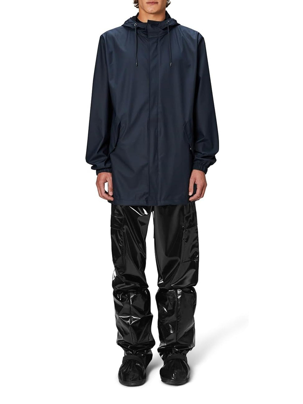 Impermeabile Rains Uomo Fishtail Navy Rains Angolo dello Sport