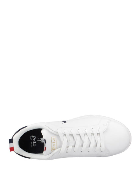 Sneakers Ralph Lauren Uomo Hrt Ct Ii Low Top Lace Bianco Ralph Lauren  Angolo dello Sport