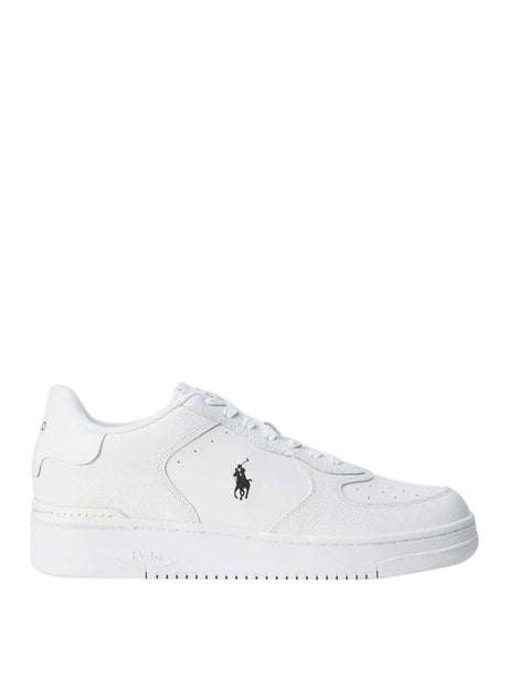 Sneakers Ralph Lauren Uomo Masters Crt Low Top Bianco Ralph Lauren  Angolo dello Sport