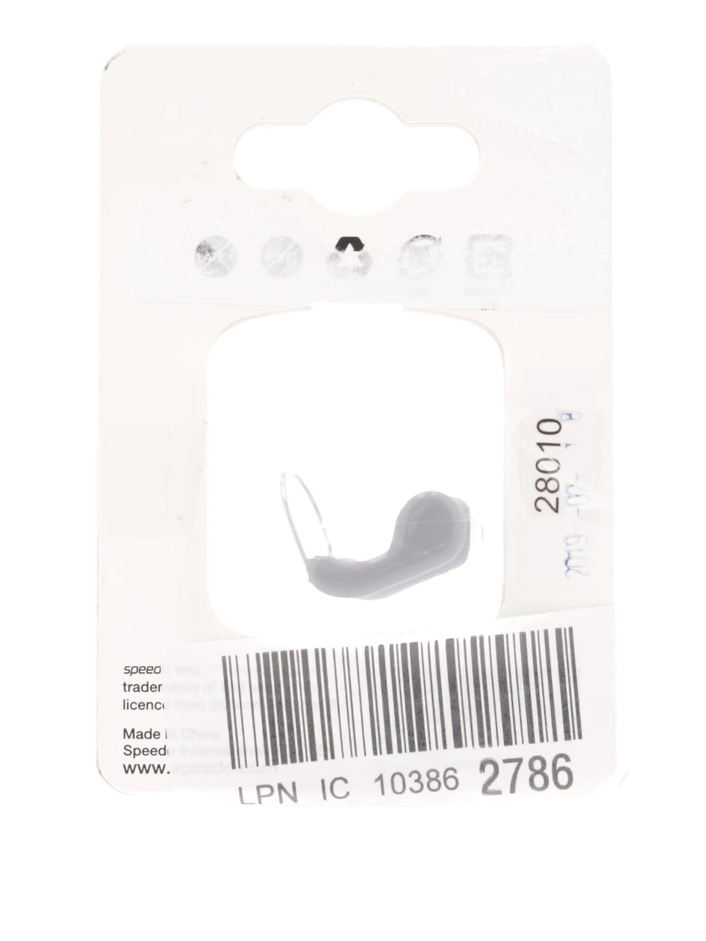 Accessori Sportivi Speedo Unisex Competition Nose Clip Grigio Speedo Angolo dello Sport