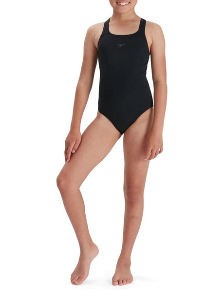 Costume Speedo Bambina Eco Endurance Medalist Nero Speedo  Angolo dello Sport