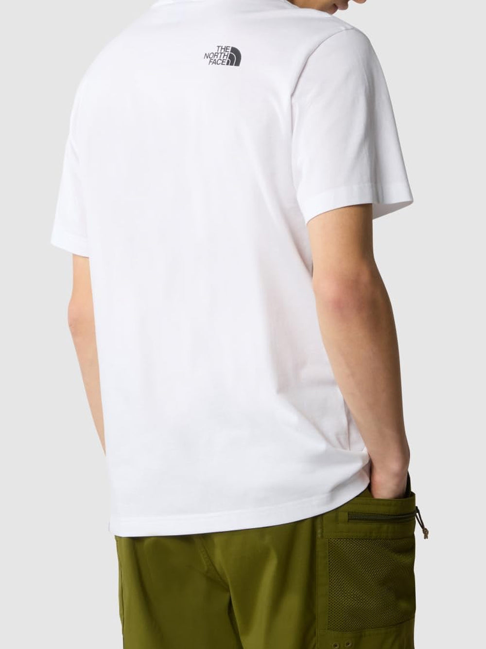 T-Shirt The North Face Uomo Simple Dome Tee Bianco The North Face  Angolo dello Sport