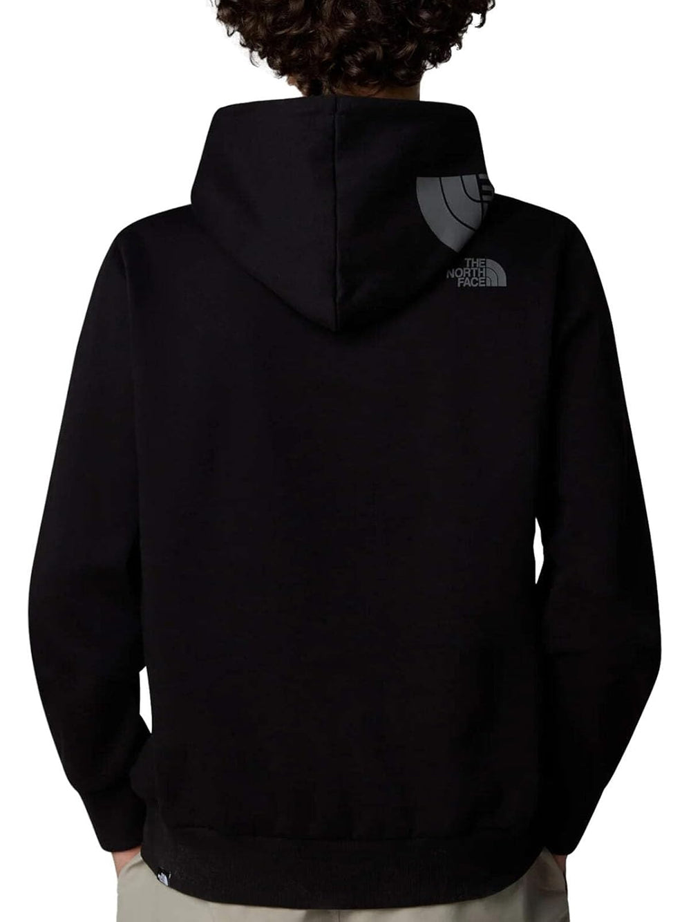 Felpa The North Face Uomo Hood Logo Nero The North Face Angolo dello Sport