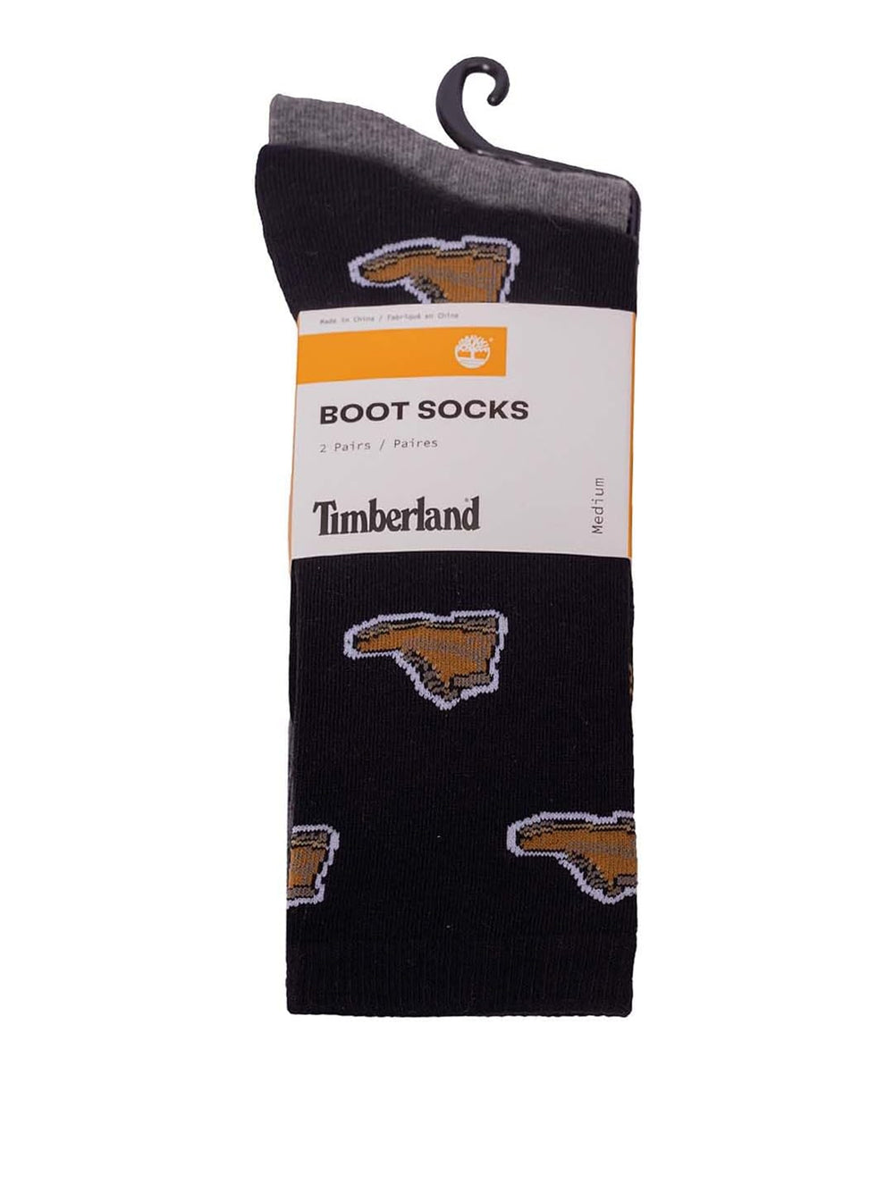 Calze Timberland Unisex All Over Print Nero Timberland  Angolo dello Sport