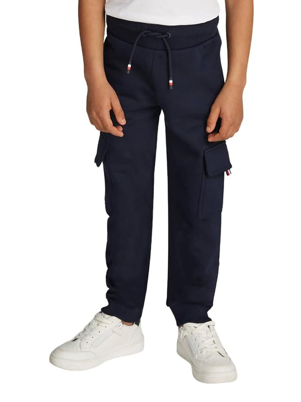 Leggings Tommy Hilfiger Bambino Monotype Fleece Reg Cargo Swea Blu Tommy Hilfiger Angolo dello Sport