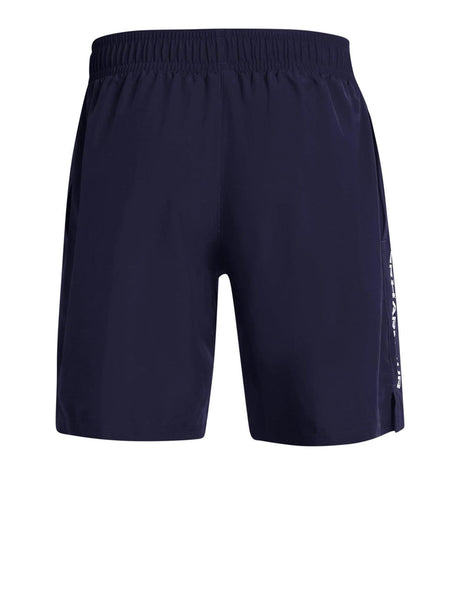 Pantaloncino Sportivo Under Armour Uomo Ua Tech Woven Wordmark Blu Under Armour  Angolo dello Sport