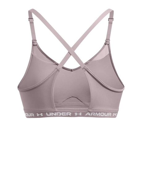 Reggiseno Under Armour Donna Ua Crossback Low Bra Lilla Under Armour  Angolo dello Sport