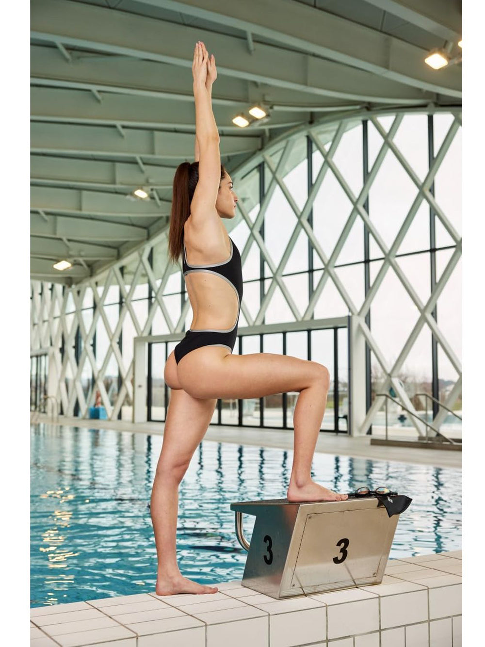 Costume Sportivo Arena Donna - Nero