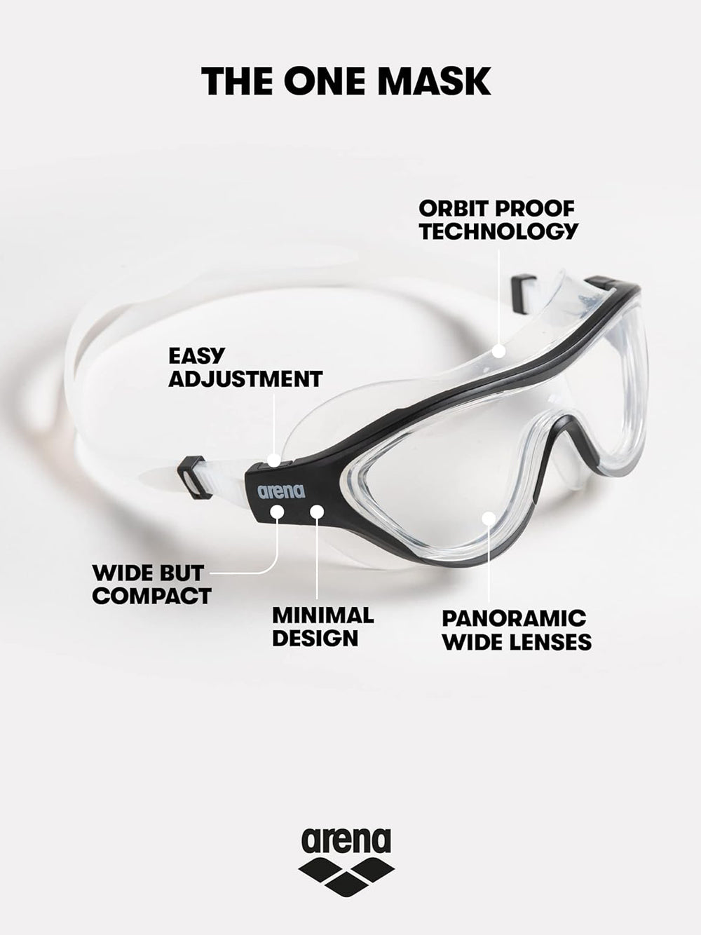 Occhiali - Occhialini The One Mask Arena Unisex - Blu