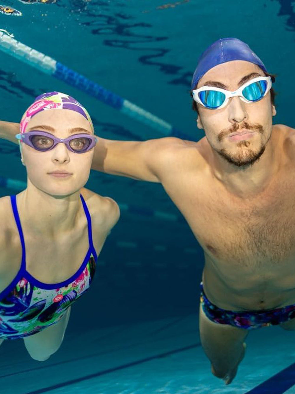 Occhiali - Occhialini Tehe One Mirror Arena Unisex Silver Black - Nero