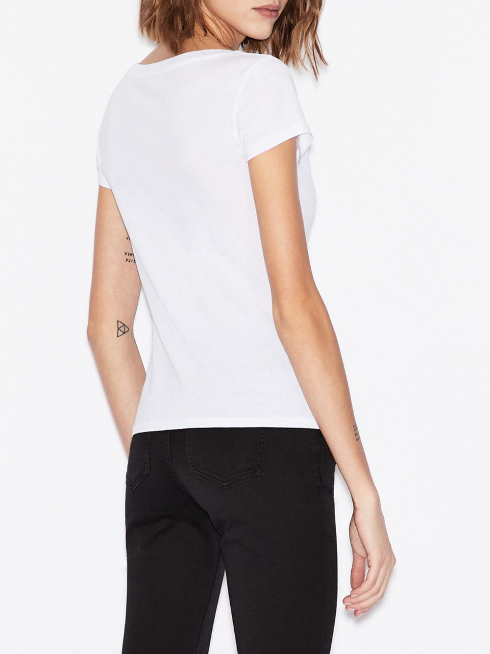 T-Shirt Armani Exchange Donna - Bianco
