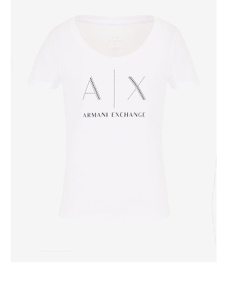 T-Shirt Armani Exchange Donna - Bianco
