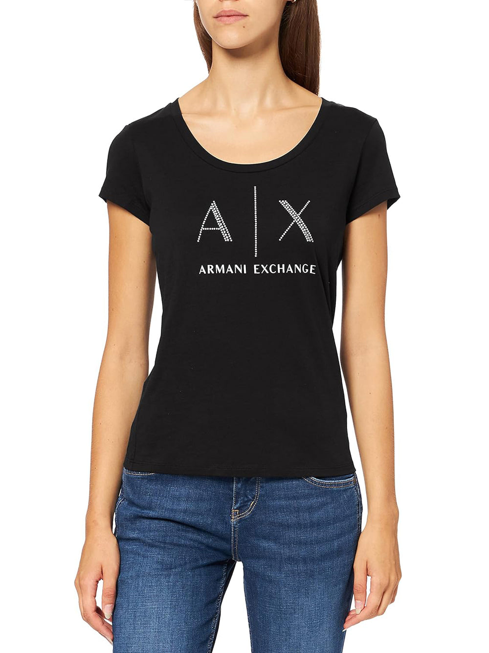 T-shirt Armani Exchange Donna - Nero