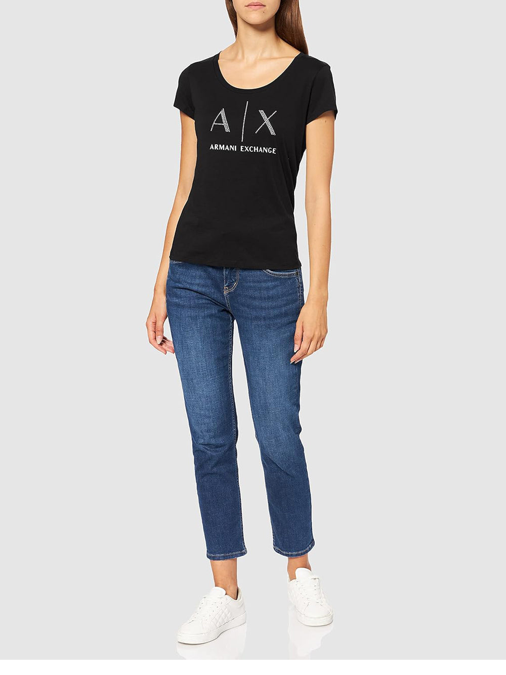 T-shirt Armani Exchange Donna - Nero