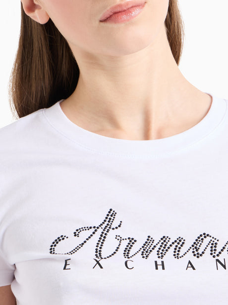 T-Shirt Armani Exchange Donna - Bianco