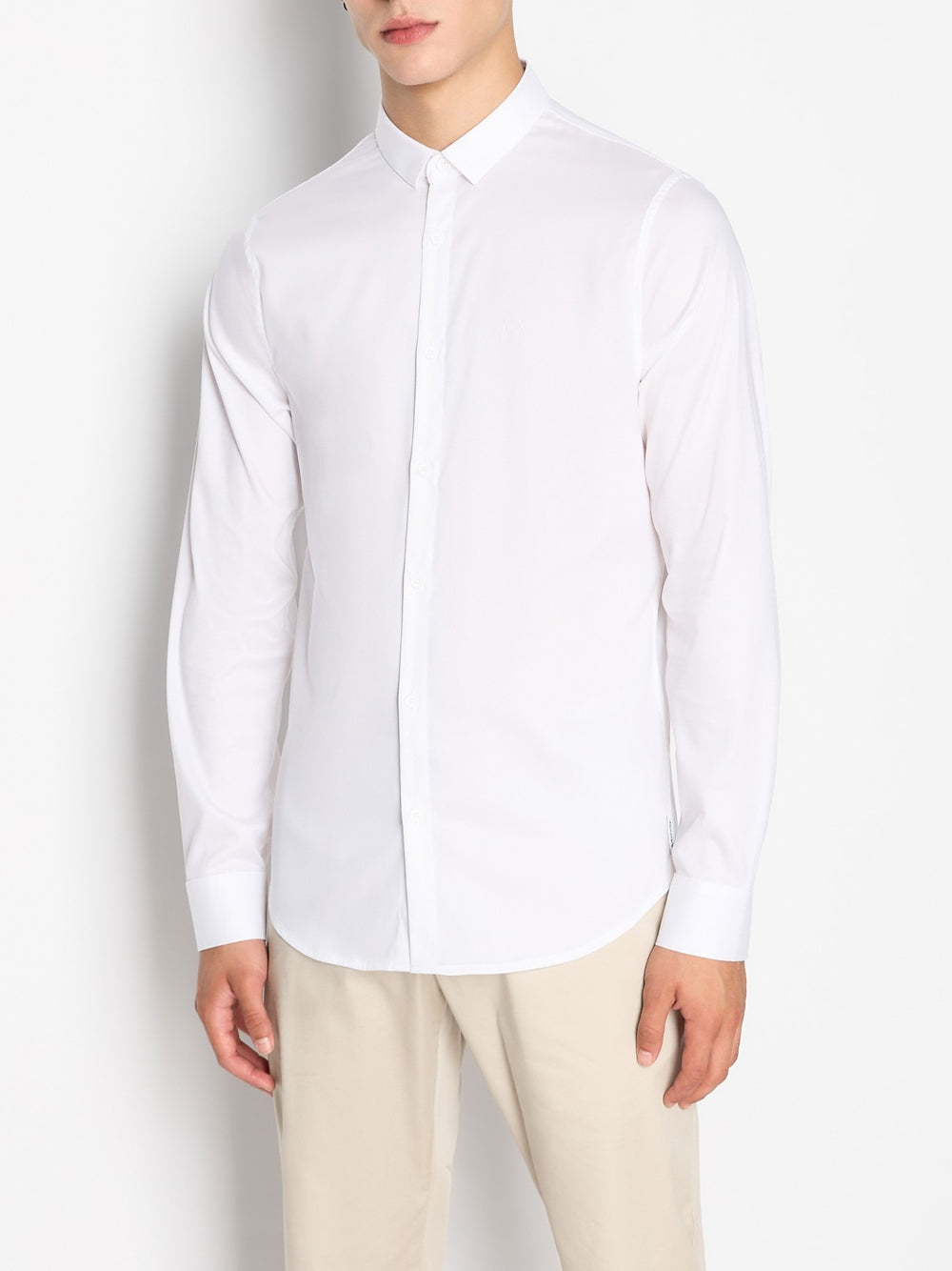 Camicia Classica Armani Exchange Uomo - Bianco