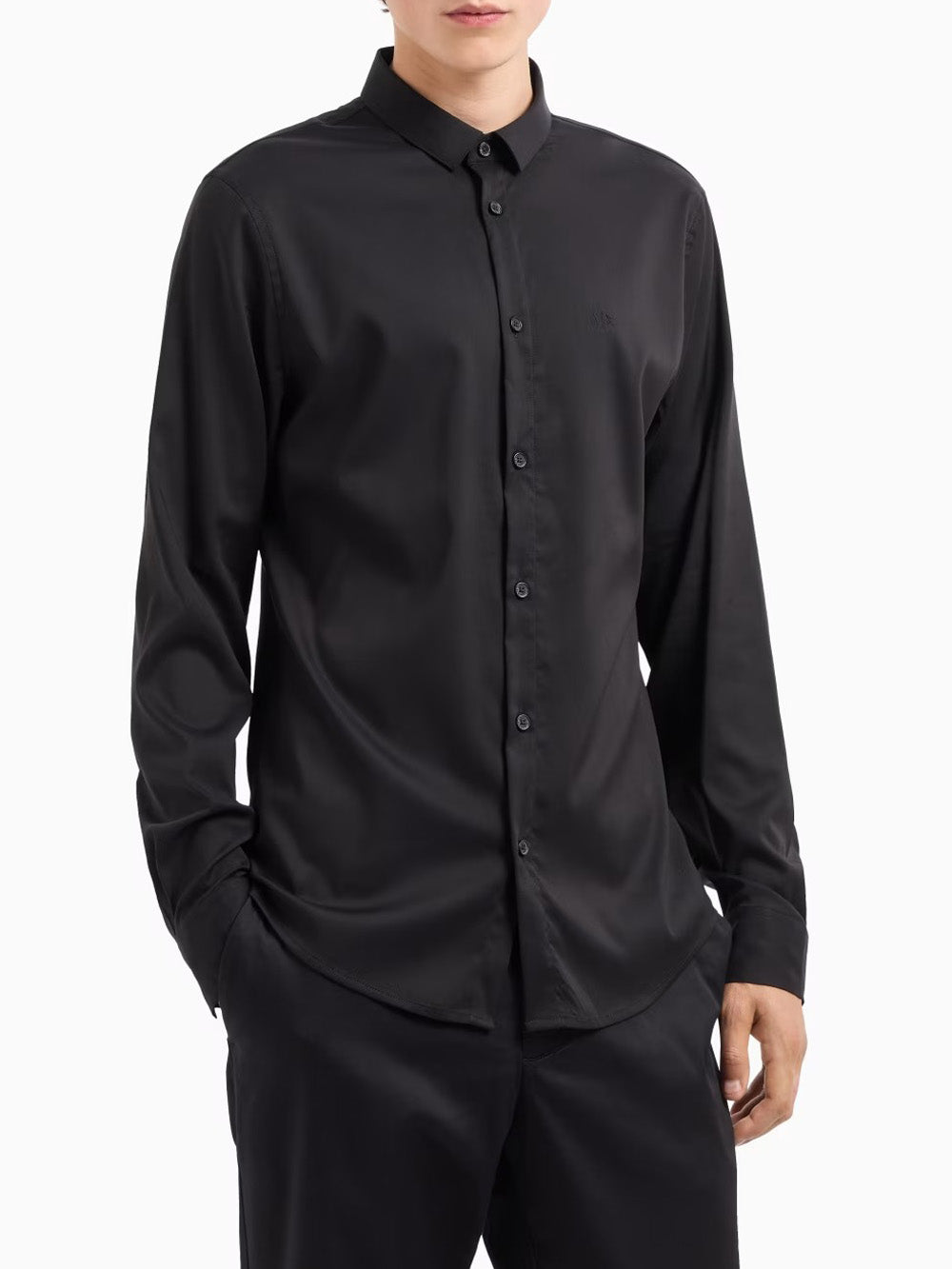 Camicia Classica Armani Exchange Uomo - Nero