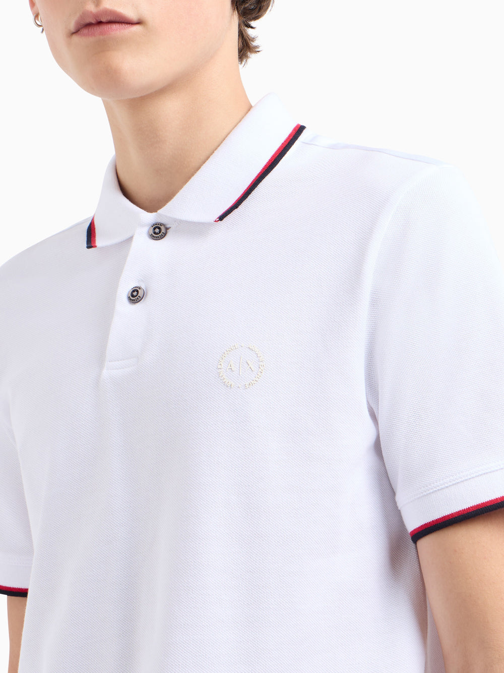 Polo Armani Exchange Uomo - Bianco