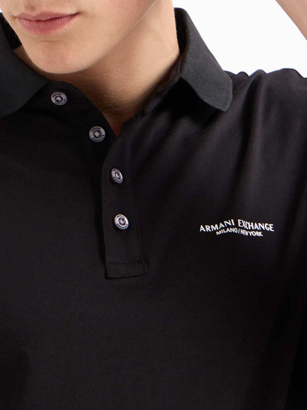 Polo Armani Exchange Uomo - Nero