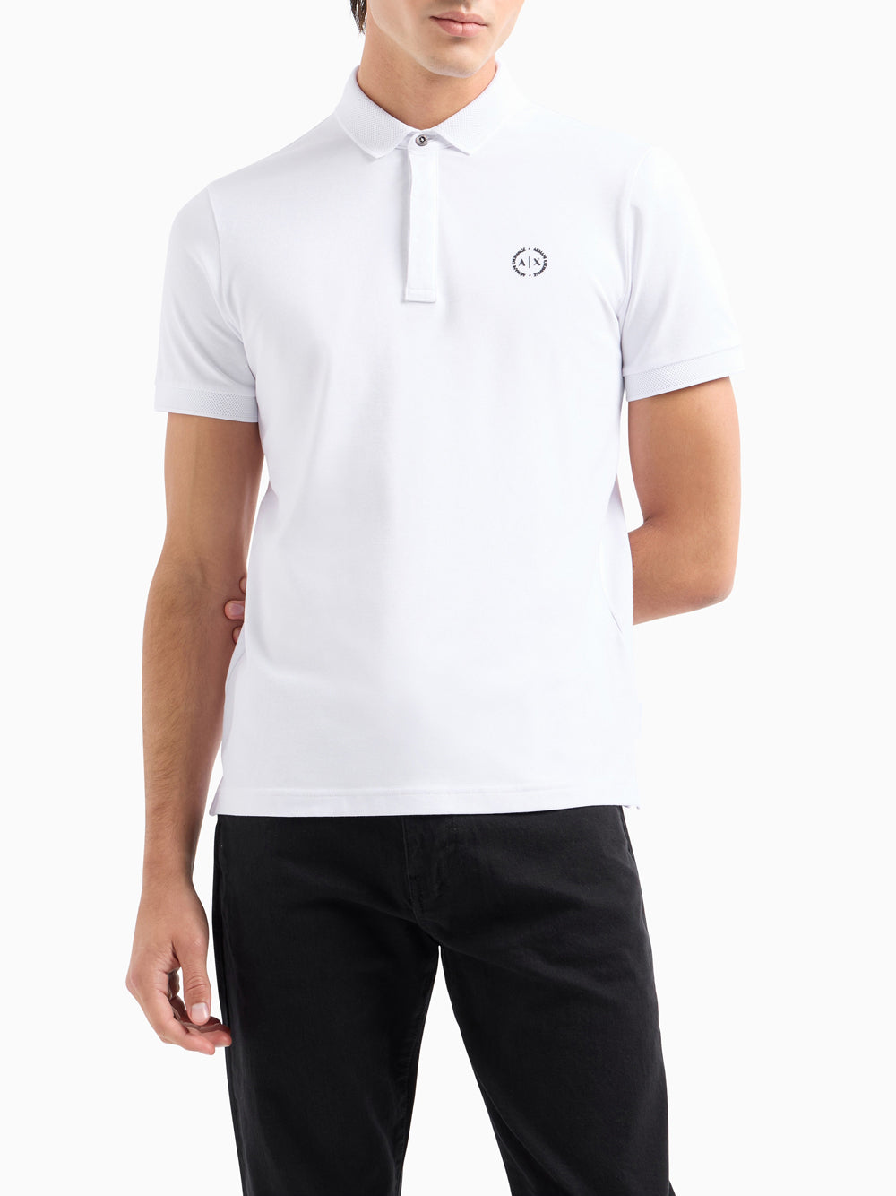 Polo Armani Exchange Uomo - Bianco